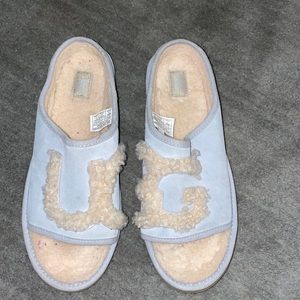 Ugg suede slides